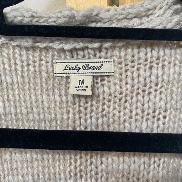 Fringe Lucky Brand 🍀 Cardigan Sweater - Picture 3 of 3